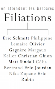 eric schmitt - olivier gagnere - mattia bonetti - christian ghion- nika zupanc - eric robin - eric jourdan - philippine lemaire