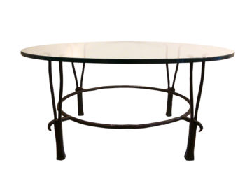 table basse garouste bonetti - garouste bonetti - elizabeth garouste - mattia bonetti - table basse ronde fourches - interior design – en attendant les barbares