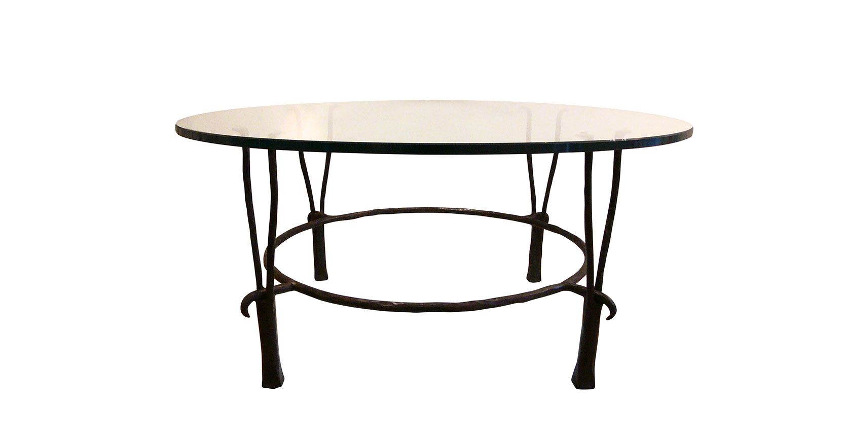 table basse garouste bonetti - garouste bonetti - elizabeth garouste - mattia bonetti - table basse ronde fourches - interior design – en attendant les barbares
