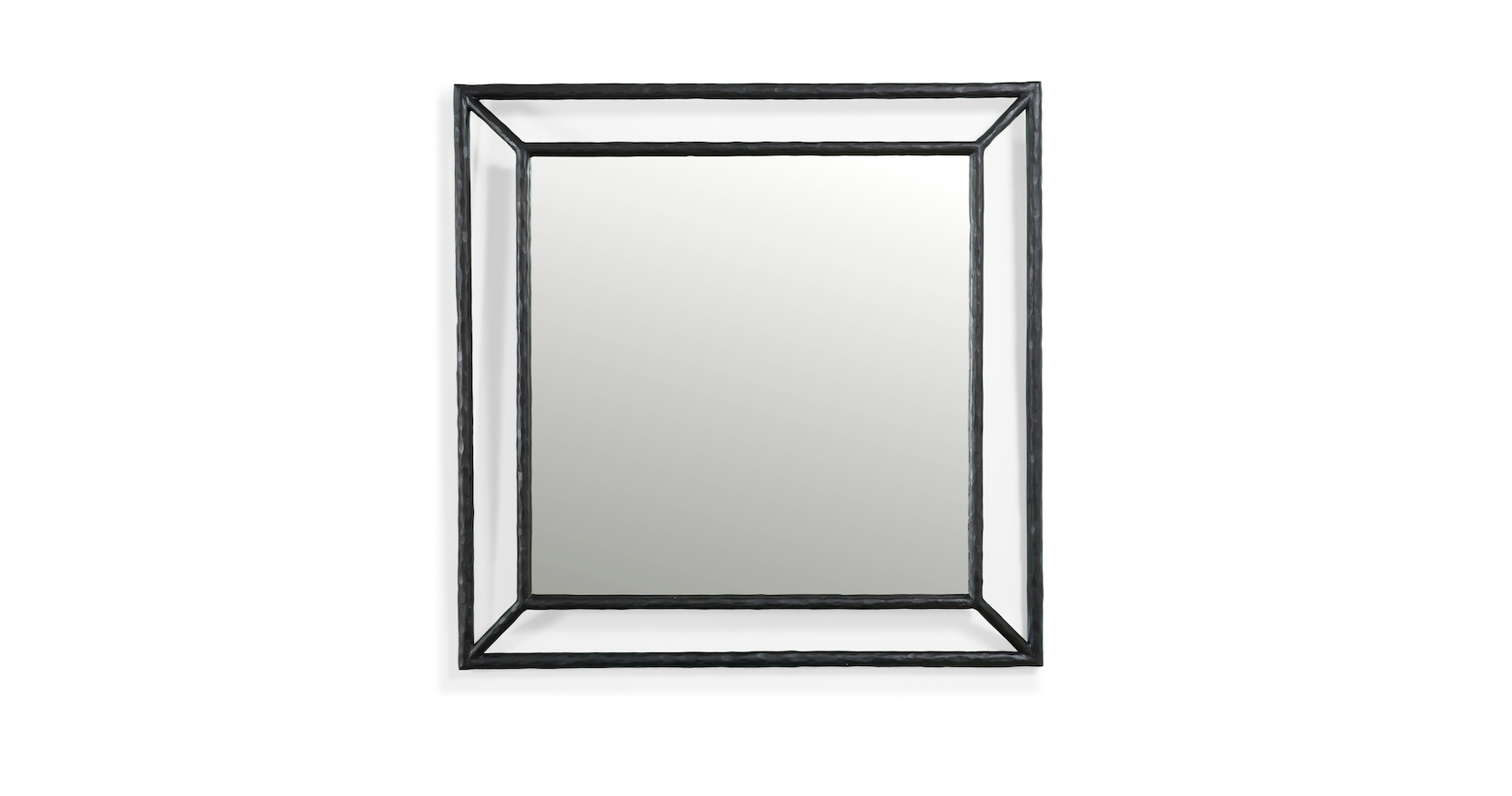 mattia bonetti , miroir en fer forgé noir , 2022, miroir design, miroir mattia bonetti